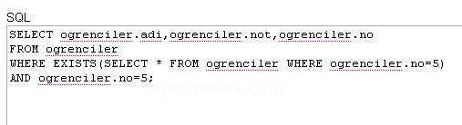 Postgresql Where Kullanımı