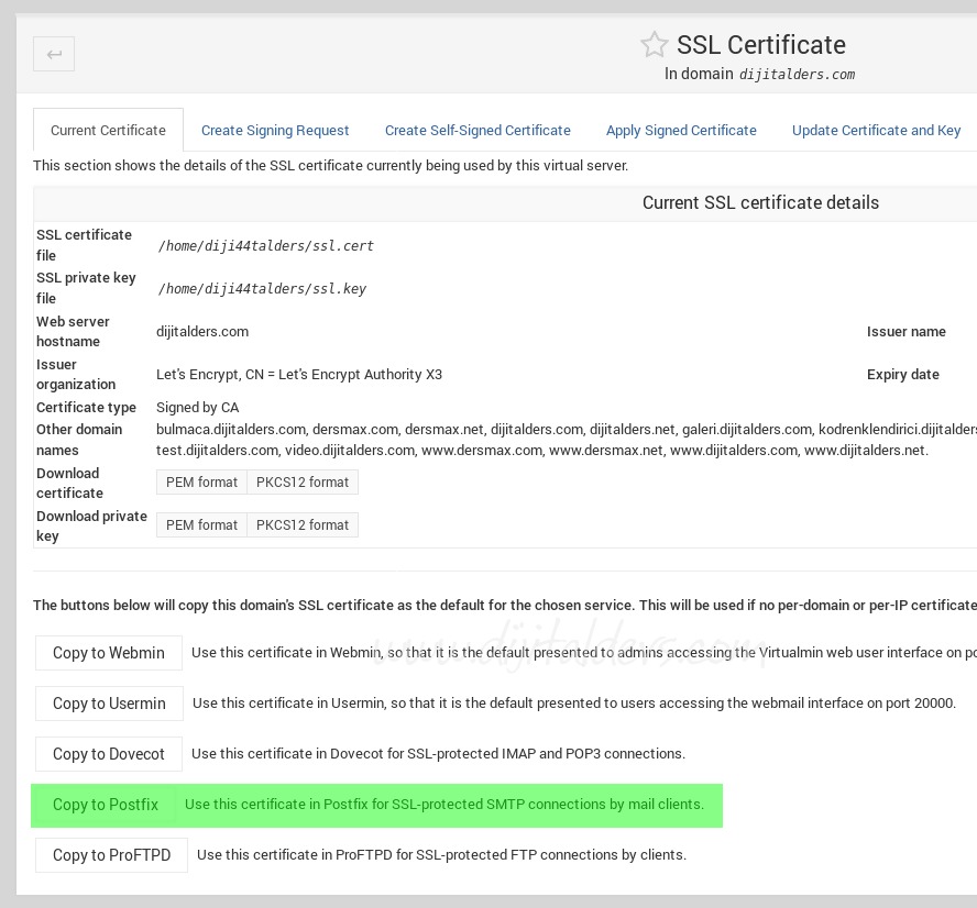 Virtualmin Sorunları ve Çözümleri